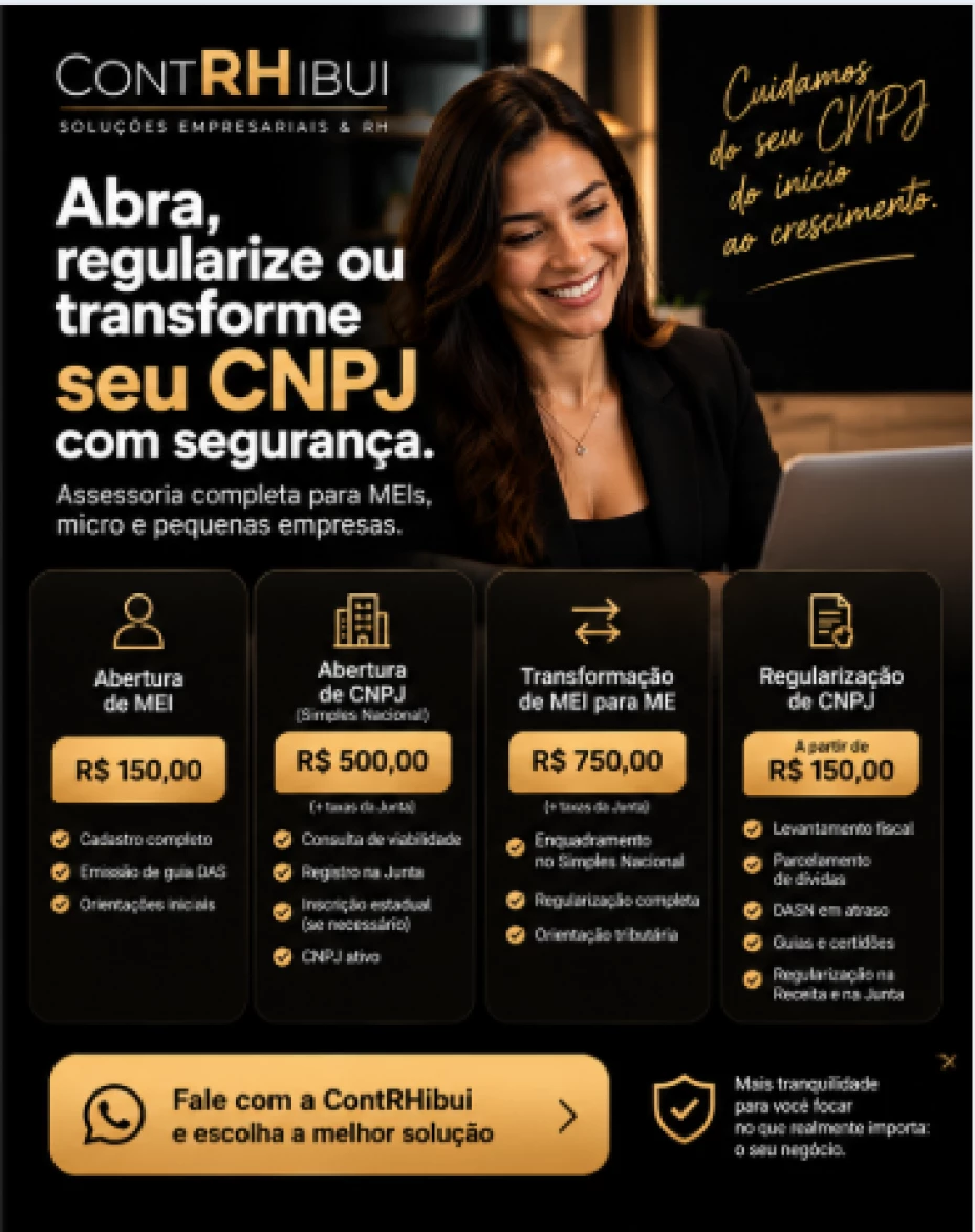 Foto 3:  — ContRHibui Soluções Empresariais & RH